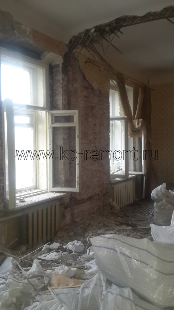 Демонтаж стен и перегородок цена от 215 рублей,